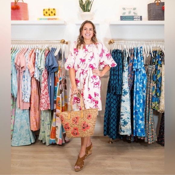 NWT FRANCES VALENTINE BLISS MINI DRESS - PINK MONKEY Sz L - Picture 3 of 10